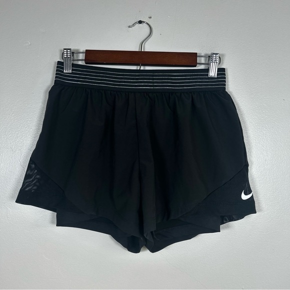 Nike Women's Black Running Shorts - Picture 1 of 3